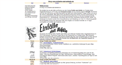 Desktop Screenshot of einfaelle-statt-abfaelle.de